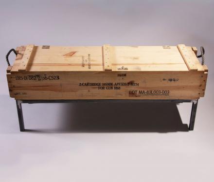 Ballistics Bench: A Bench Made From Old Ammo Boxes