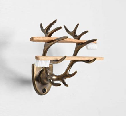 Deer Antlers Toothbrush Holder