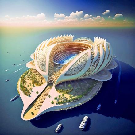 These Floating Sports Stadium Concepts Can Move To Wherever They’re Needed