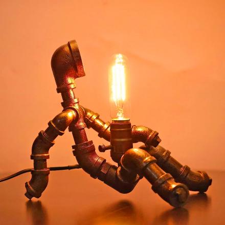 Funny Steampunk Robot Penis Lightbulb Lamp