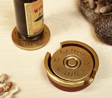 Giant Shotgun Shell Coasters