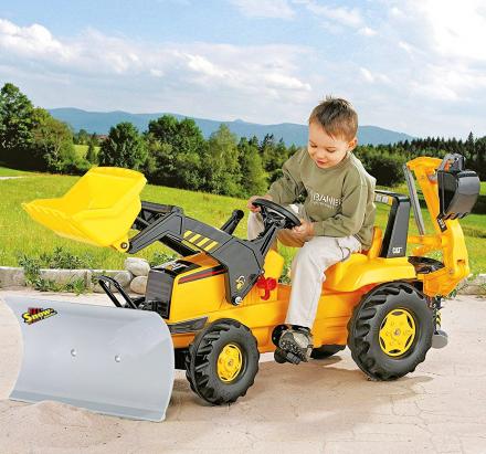 Kids Pedal Powered Backhoe Tractor