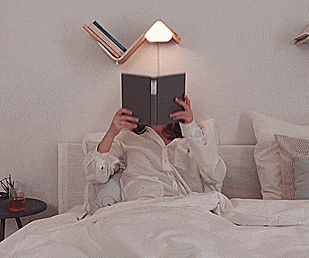 Lililite: A Bookshelf Lamp – Acts as a Bookmark and Turns Off When You Set Your Book Down