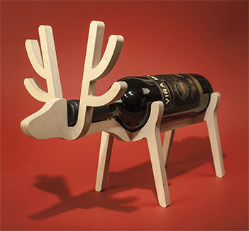 Reindeer Wine Rack