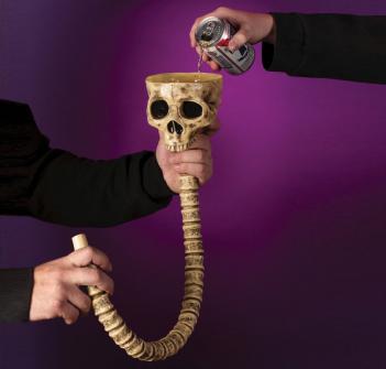 Skull And Spine Beer Bong – Spinal Cord Beer Bong Tube