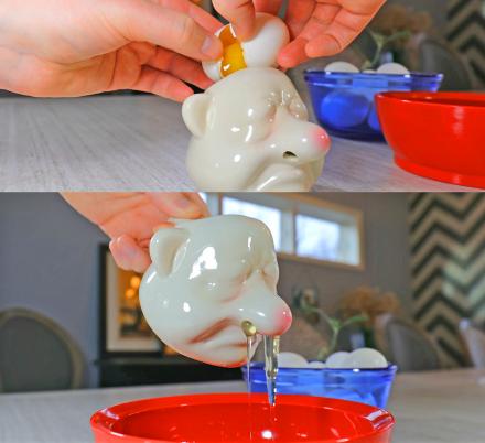 This BogeyMan Snot Nosed Egg Separator Might Be Grossest Way To Separate Your Egg Yolks