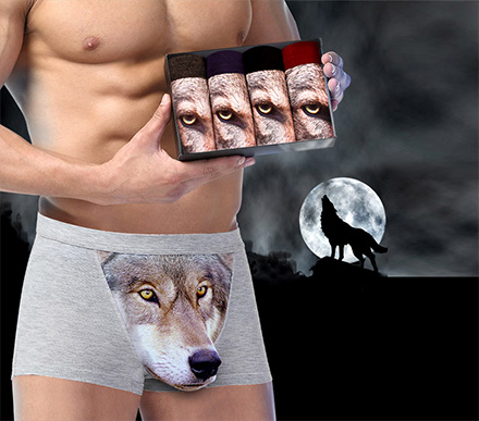 You Can Now Get 3D Wolf Underwear Because That’s Just Where We’re At Now